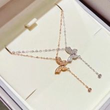 Ожерелье с подвеской кулоном "Бабочка"
